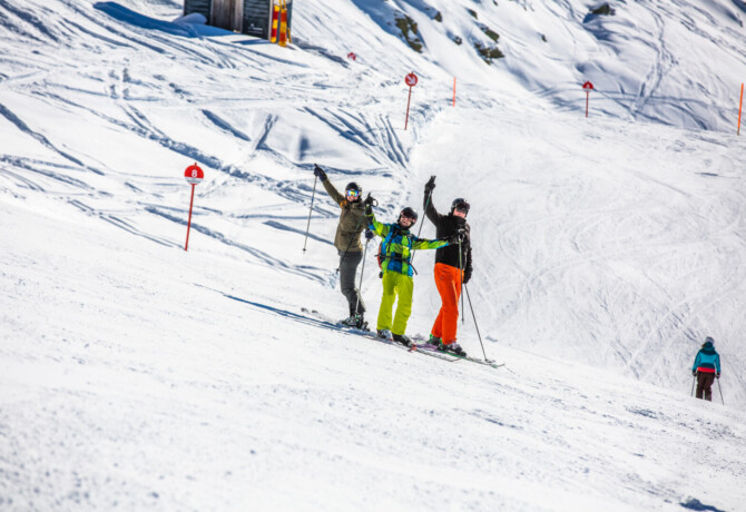 Afbeelding voor Gegarandeerd skiën met mensen van jouw ski-niveau: van beginner tot zeer gevorderd.