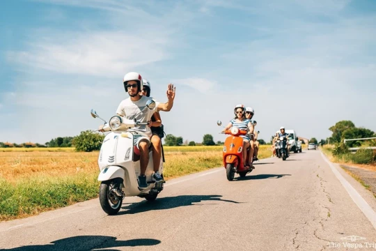 Deze Vespa reis vergeet je nooit meer. groepsreis vespa italie