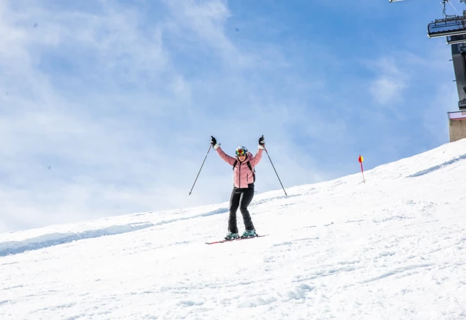 wintersport singlereis sneeuw
