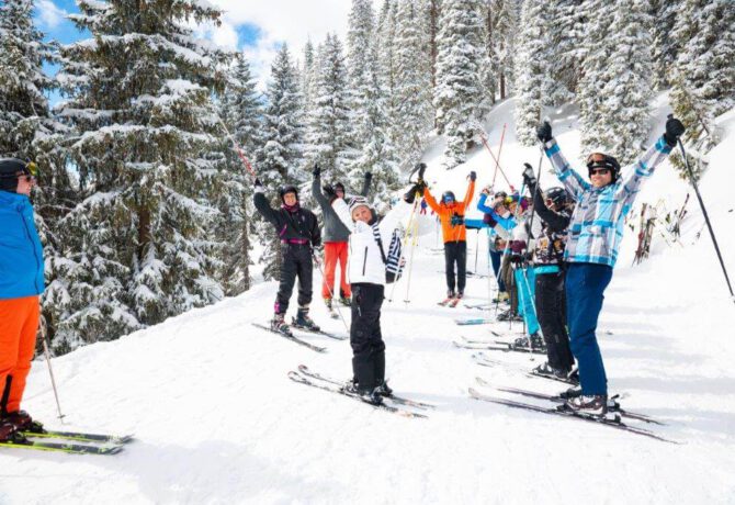 Afbeelding voor Ga op ski-safari met een groep Vibers.