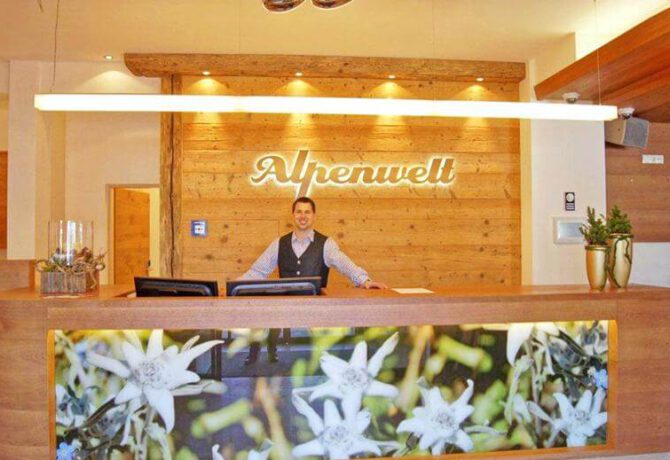 hotel alpenwelt receptie