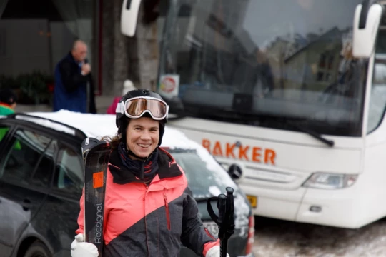 skien na bus reis