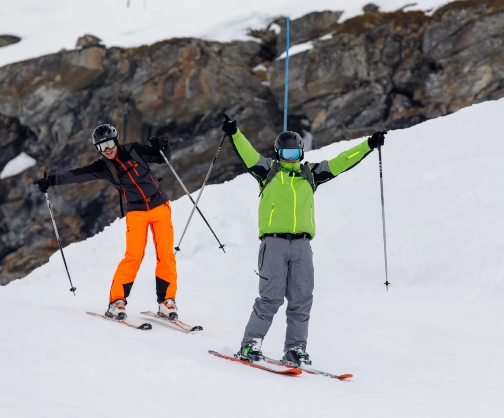 Tijdens de begeleide ski-safari's ontdek je het hele gebied. ski safari singles