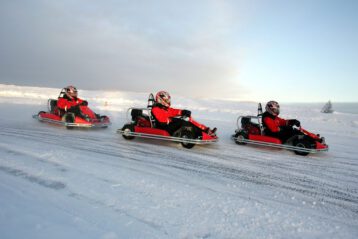 sneeuwscooter Lapland singlevakantie