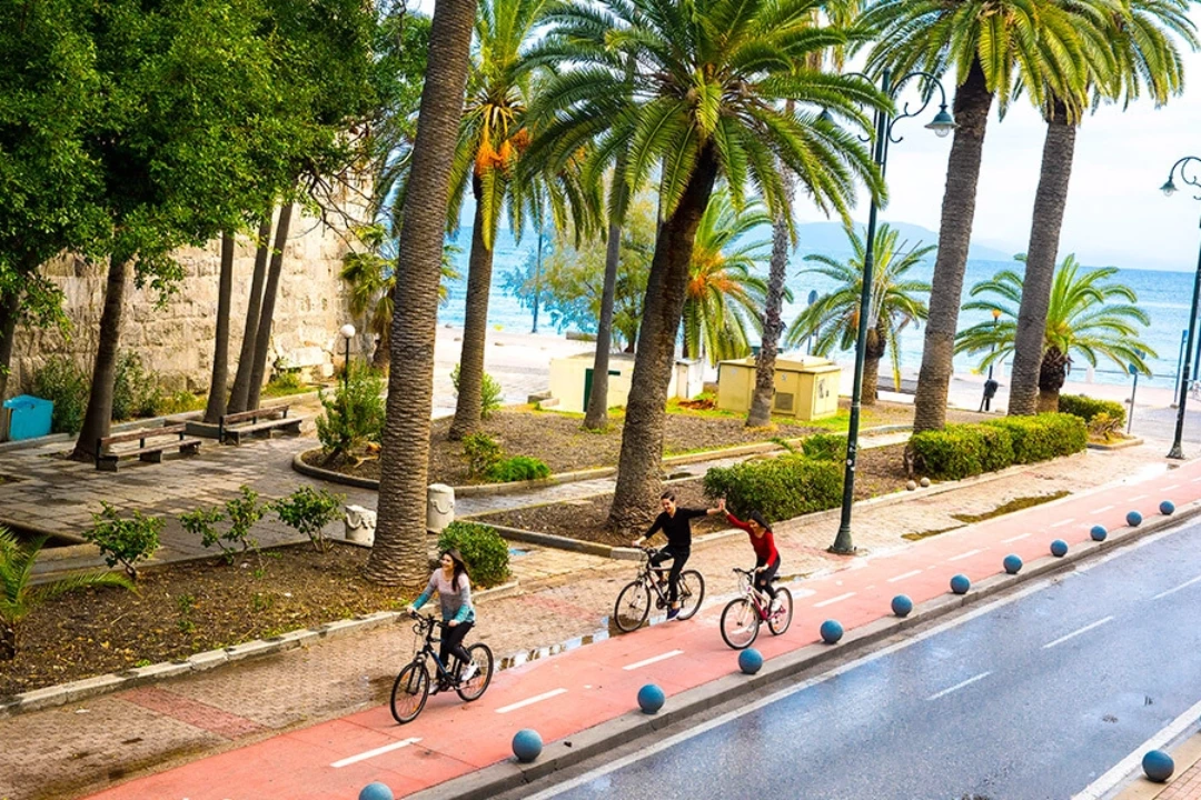 Afbeelding voor Tip: huur een fiets. Kos is hét fietseiland van Griekenland.