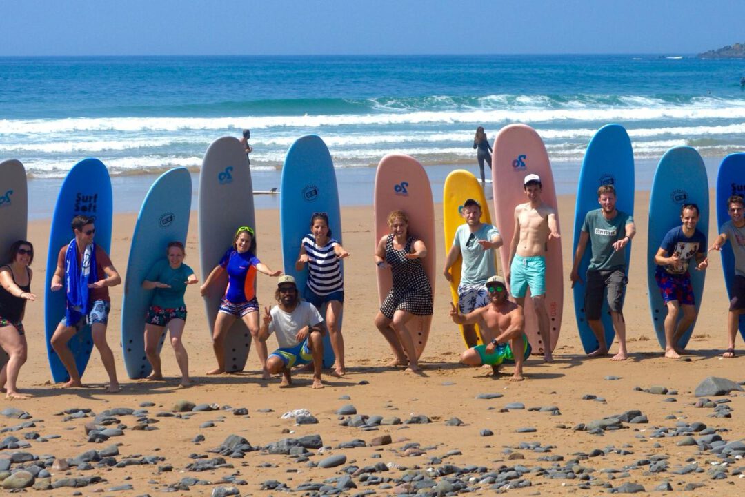 Gelijkgestemde surfers