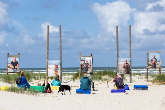 oerol groepsreizen strand optreden