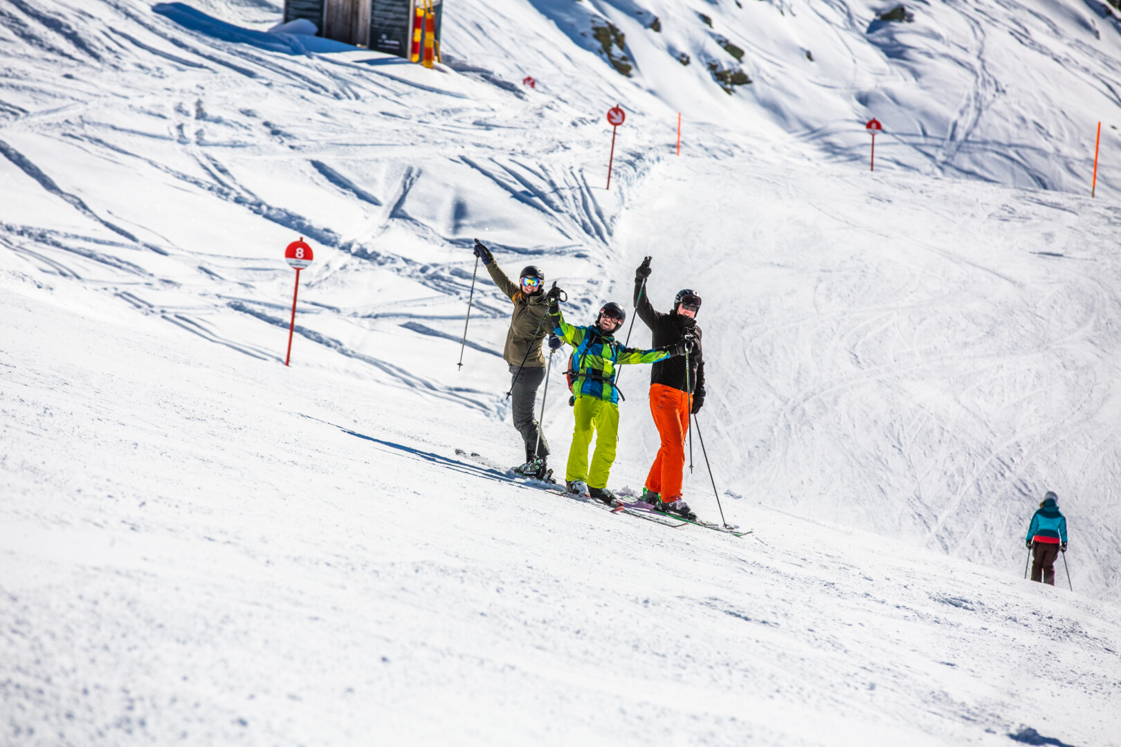 Afbeelding voorAltijd de garantie dat je met mensen van hetzelfde skiniveau skied