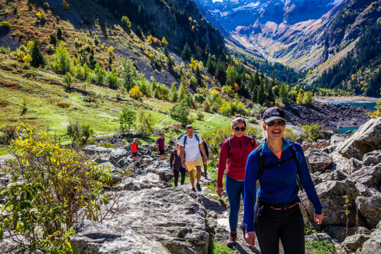 Route tijdens wandelvakantie voor singles