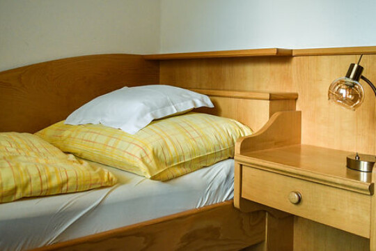 Singlebed van het hotel Saldonella