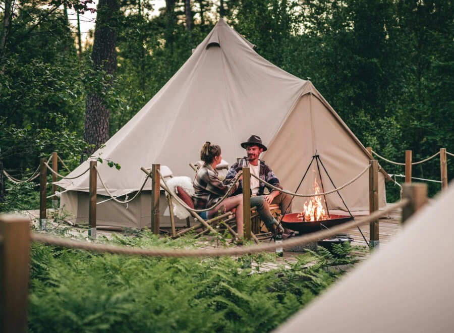 singlereis glamping zweden