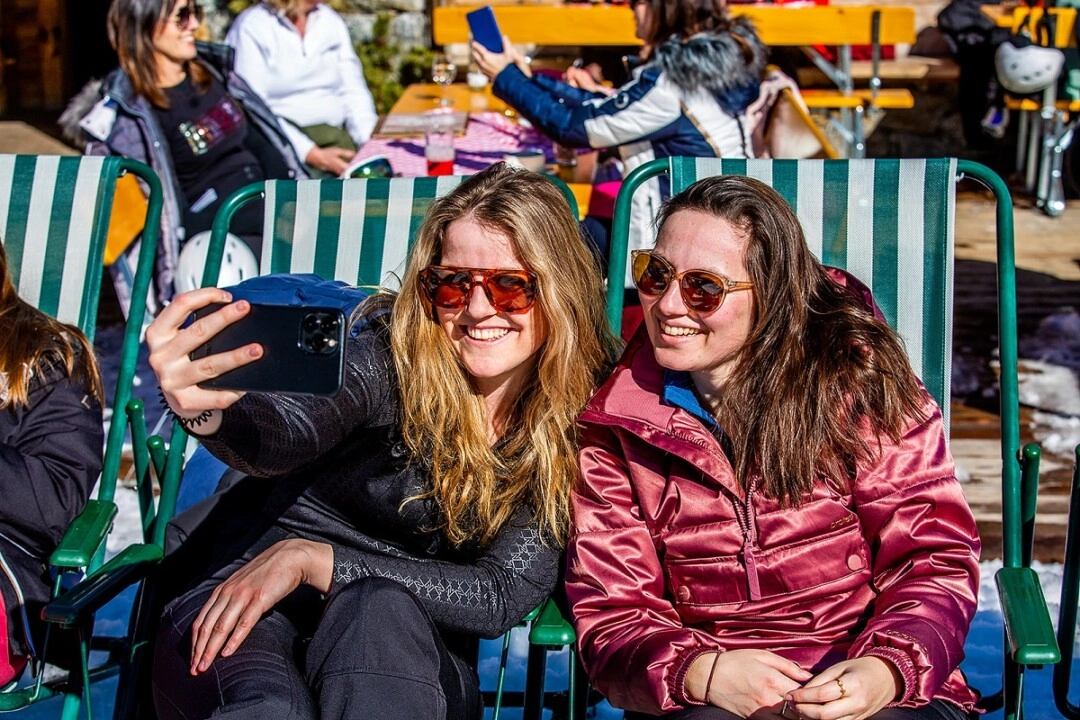 wintersport selfie