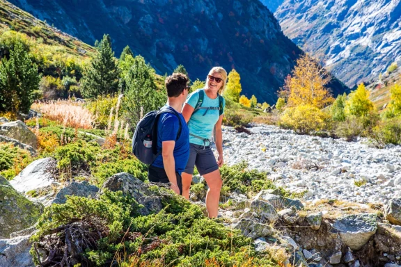 Onverwachts leuke gesprekken met je mede-Vibers onderweg. wandelvakanties single reizen