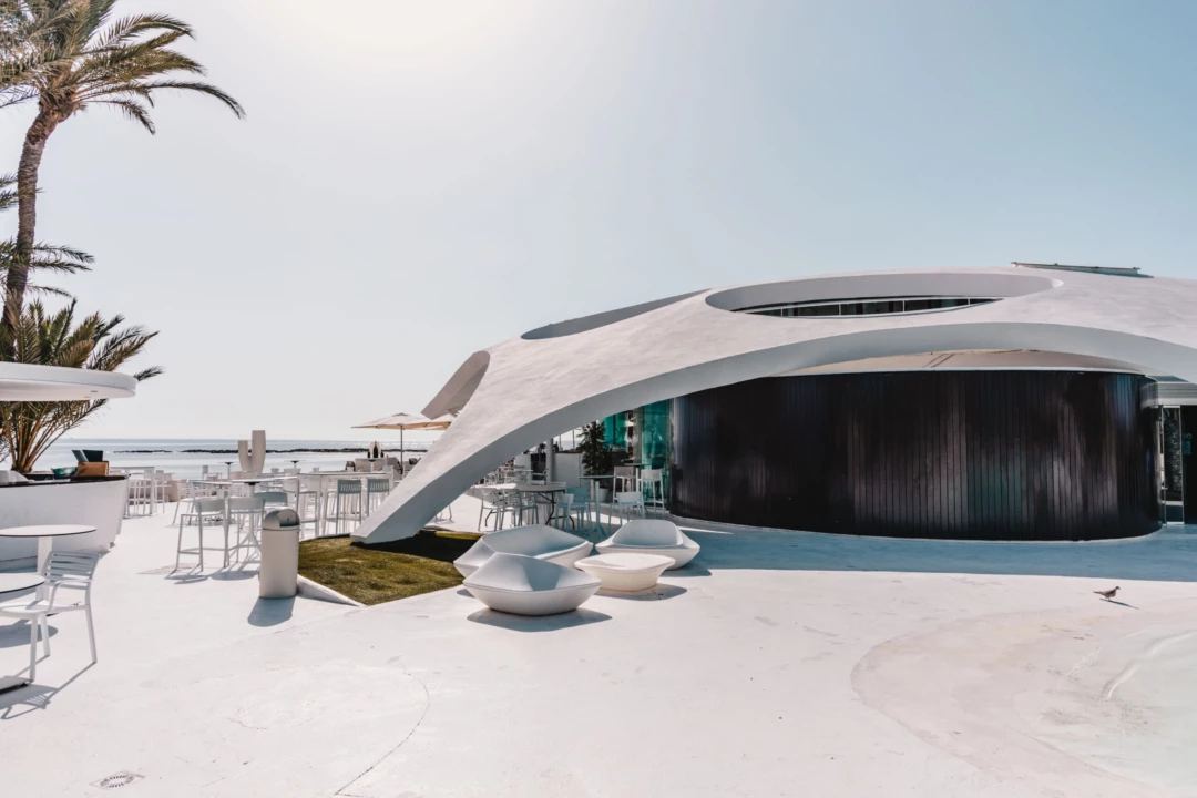 Uitzicht bij Collados beach club