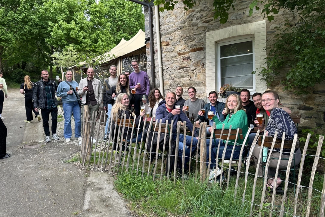 Groepsfoto tijdens een van van onze weekenden